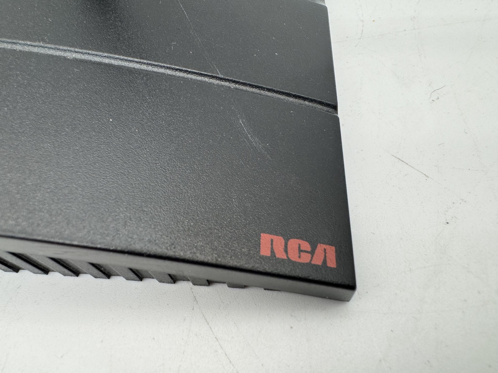 RCA Indoor TV Antenna UHF VHF FM Adjustable Dipole Loop Coaxial Black