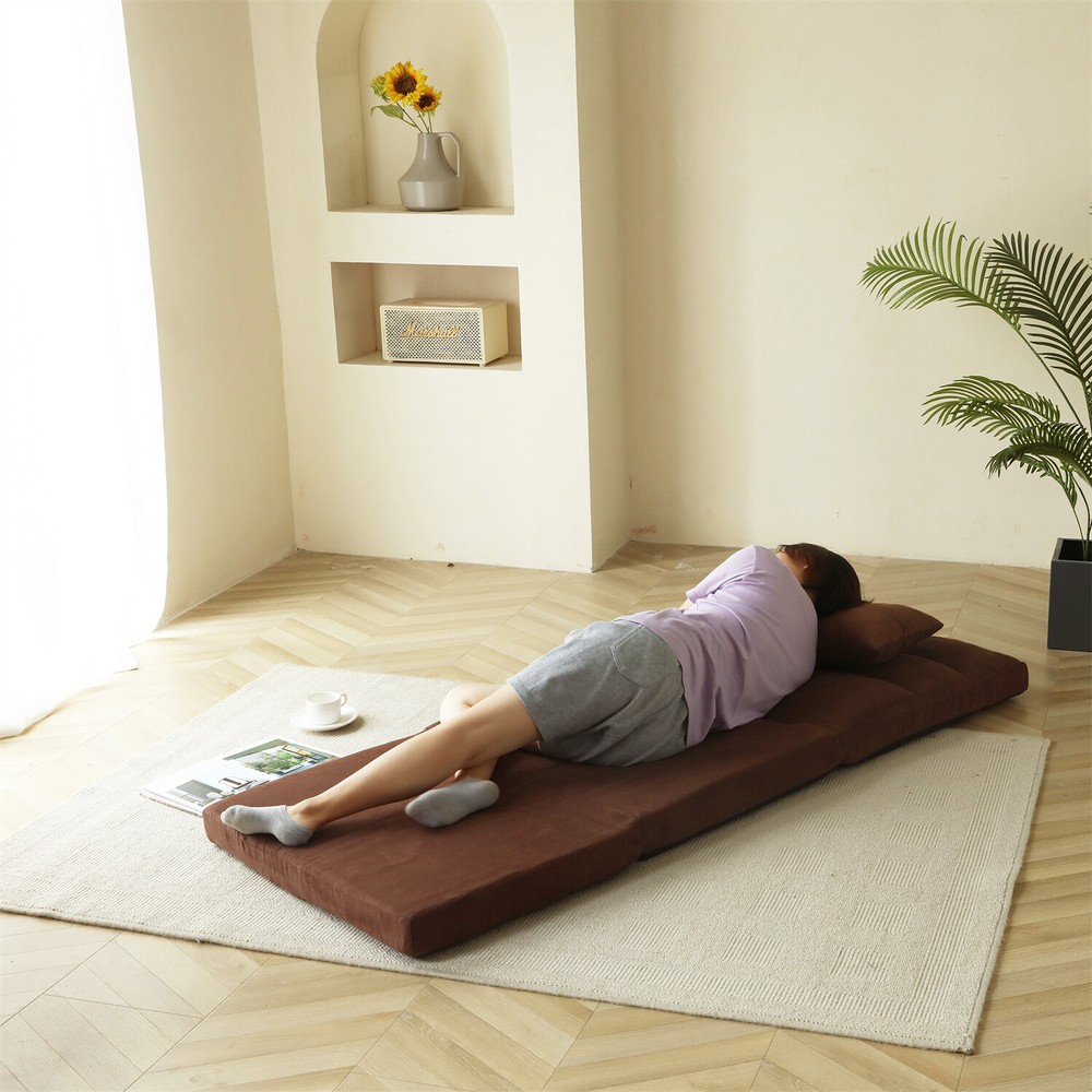 Convertible Sofa Bed Adjustable Floor Sofa Single Sofa Chair Folding Sofa Bed