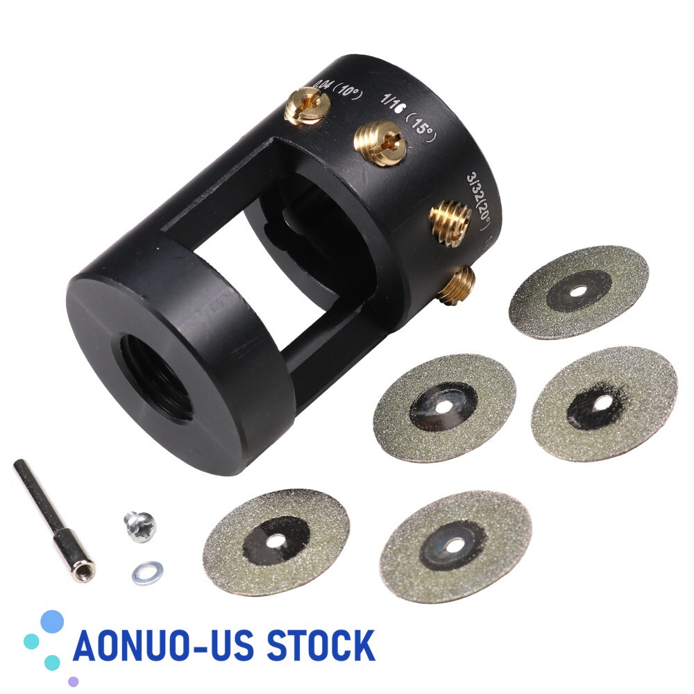 Tungsten Grinder Fits TIG Welding W/ Sharpener Multi-Angle & Offsets Head Tool