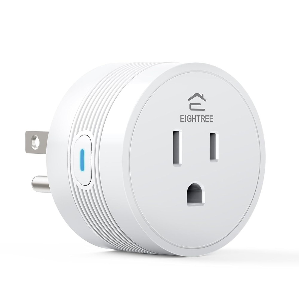 2 Pack Smart Plug 15A with Bluetooth & Wi-Fi, Voice Control, Remote Timer