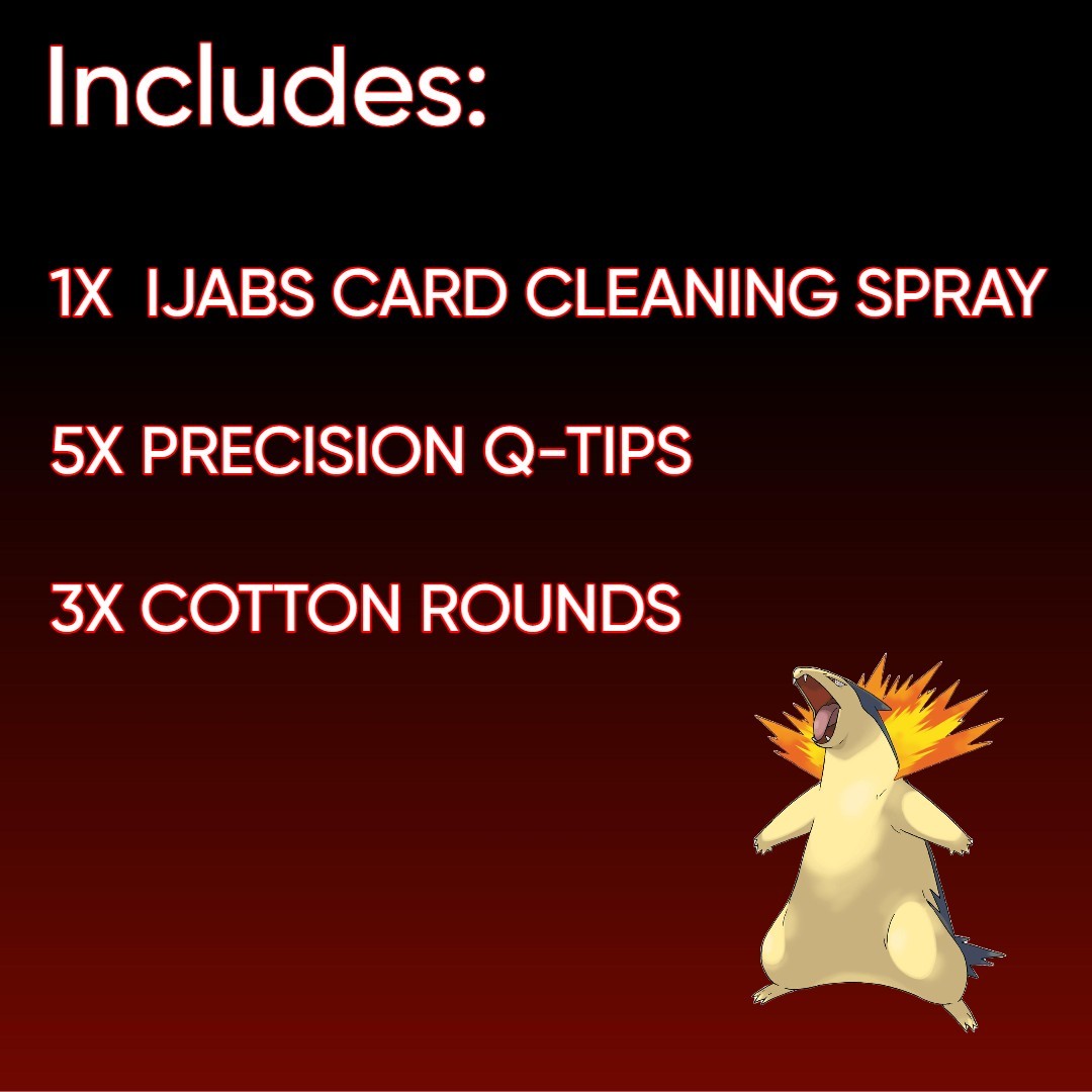 iJabs Card Cleaning Spray For Pokemon, Sports, One Piece & More!!