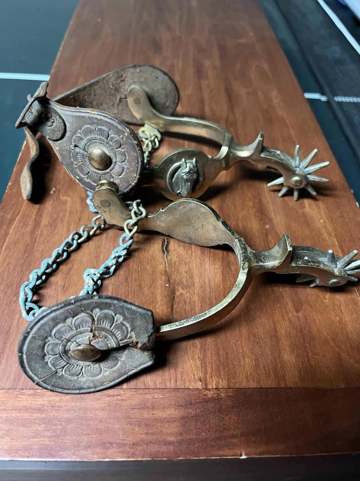 BUERMANN HERCULES BRONZE SPURS Horse Head