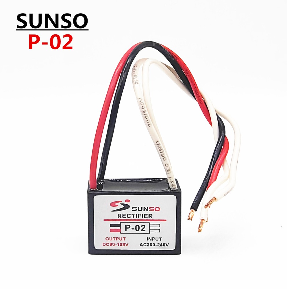 SUNSO P-02 RECTIFIER Motor Brake Rectifier AC220-240V DC90-108