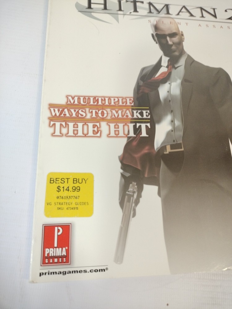 Hitman 2 Silent Assassin Prima Games Strategy Guide Book