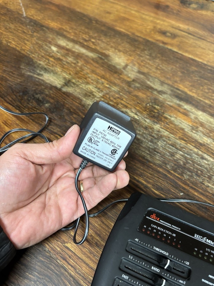 dbx Professional Products MC6 Mini-Comp DBX Desktop Compressor Unit & AC Adaptor