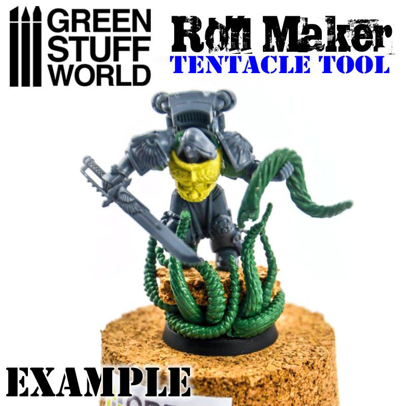 ROLL MAKER - Tool to make tubes, tentacles, & wires with all putty - Green Stuff