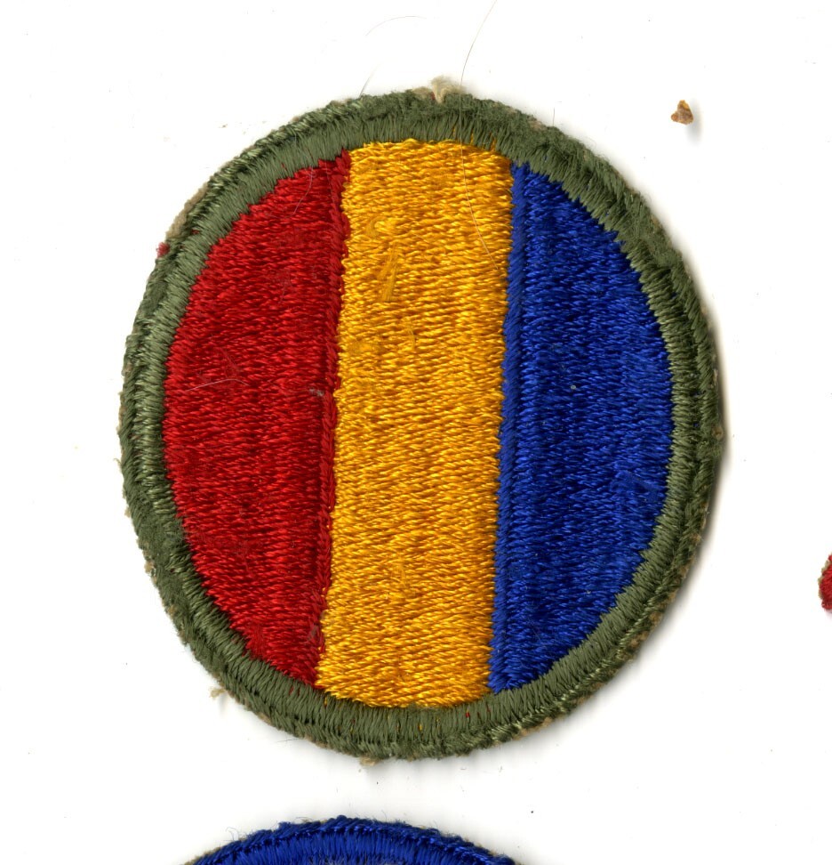 Replacement and Schools Command White Back Patch WWII Original