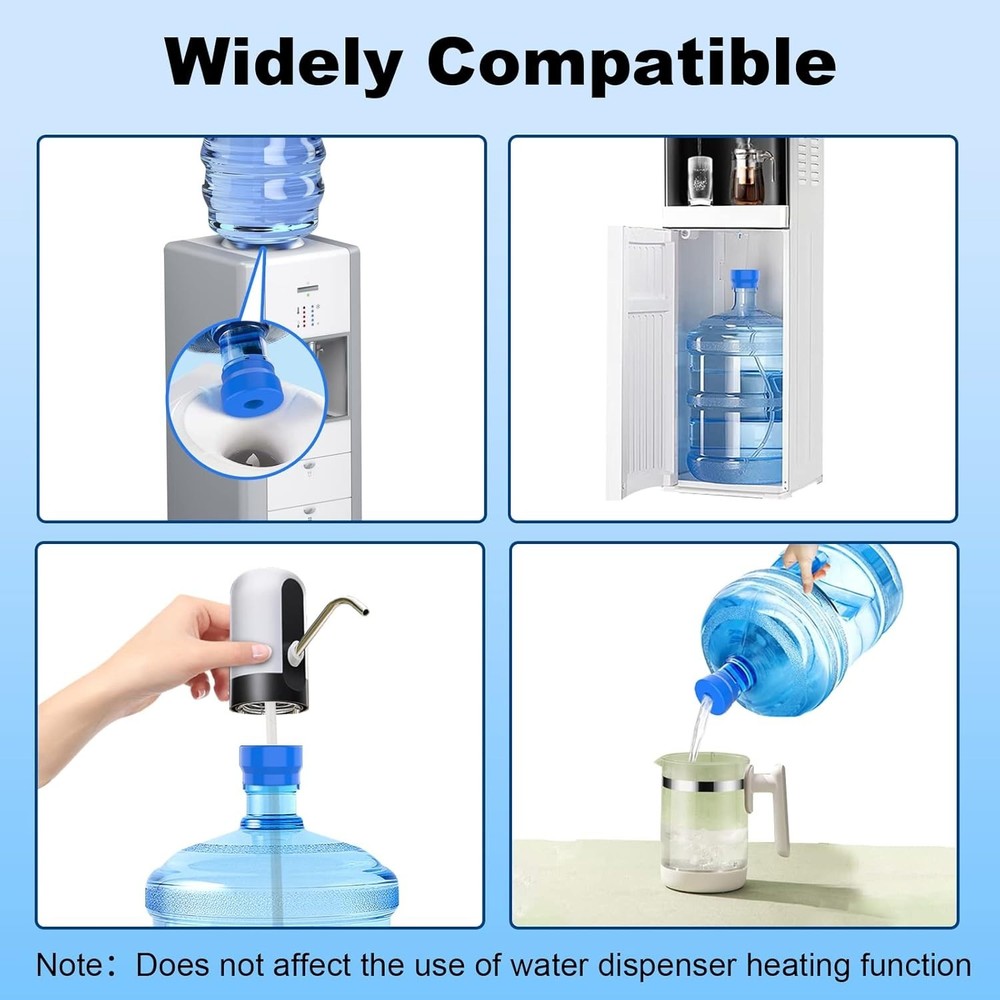 Thickened Silicone Water Jug Cap Set (3-Pack) - Easy Install & Durable Design
