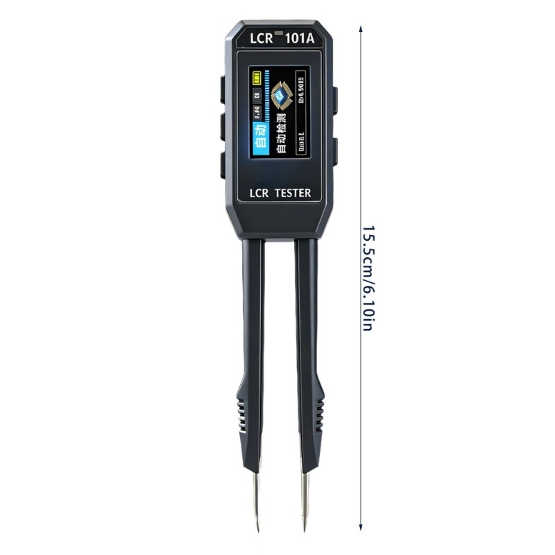 Professional Meter Electronic Testing Tweezer LCD Display Auto Recognition