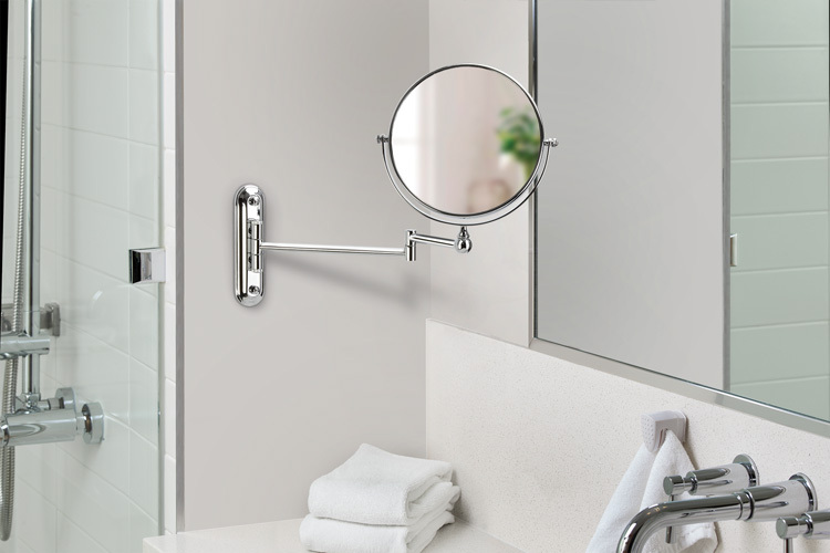 Better Living 2-Sided 8" Valet Mirror - Chrome