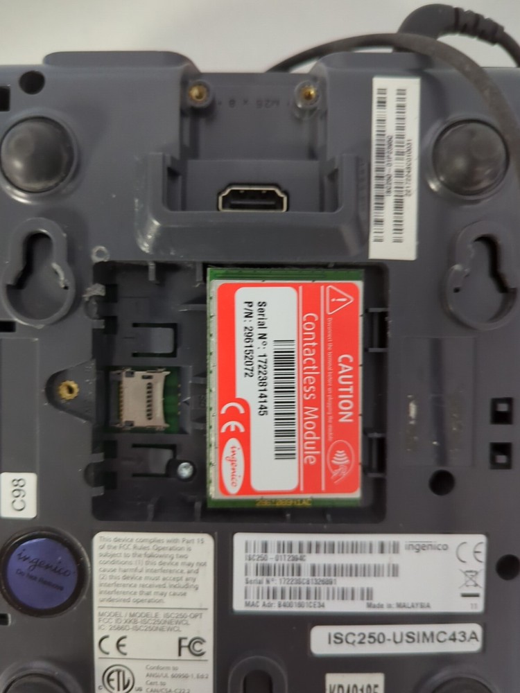 INGENICO iSC250 - UNTESTED