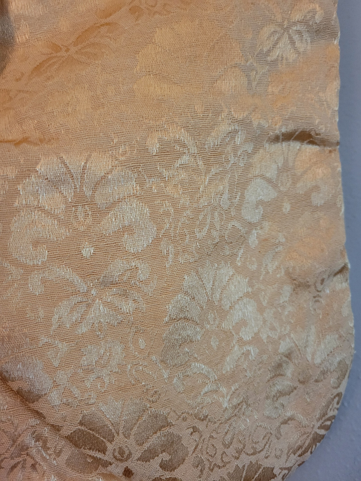 Christmas Stocking Beaded Snowflakes with Damask Pattern U01P716