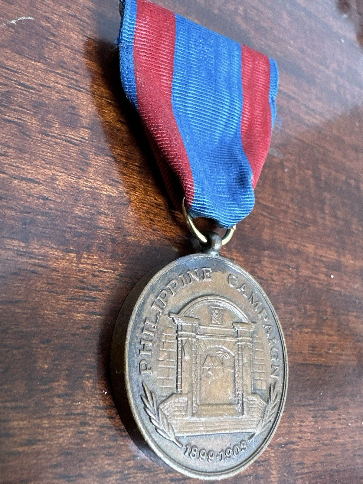 VINTAGE US Navy Philippine Campaign 1899-1903 Medal Earlier Strike And Broach