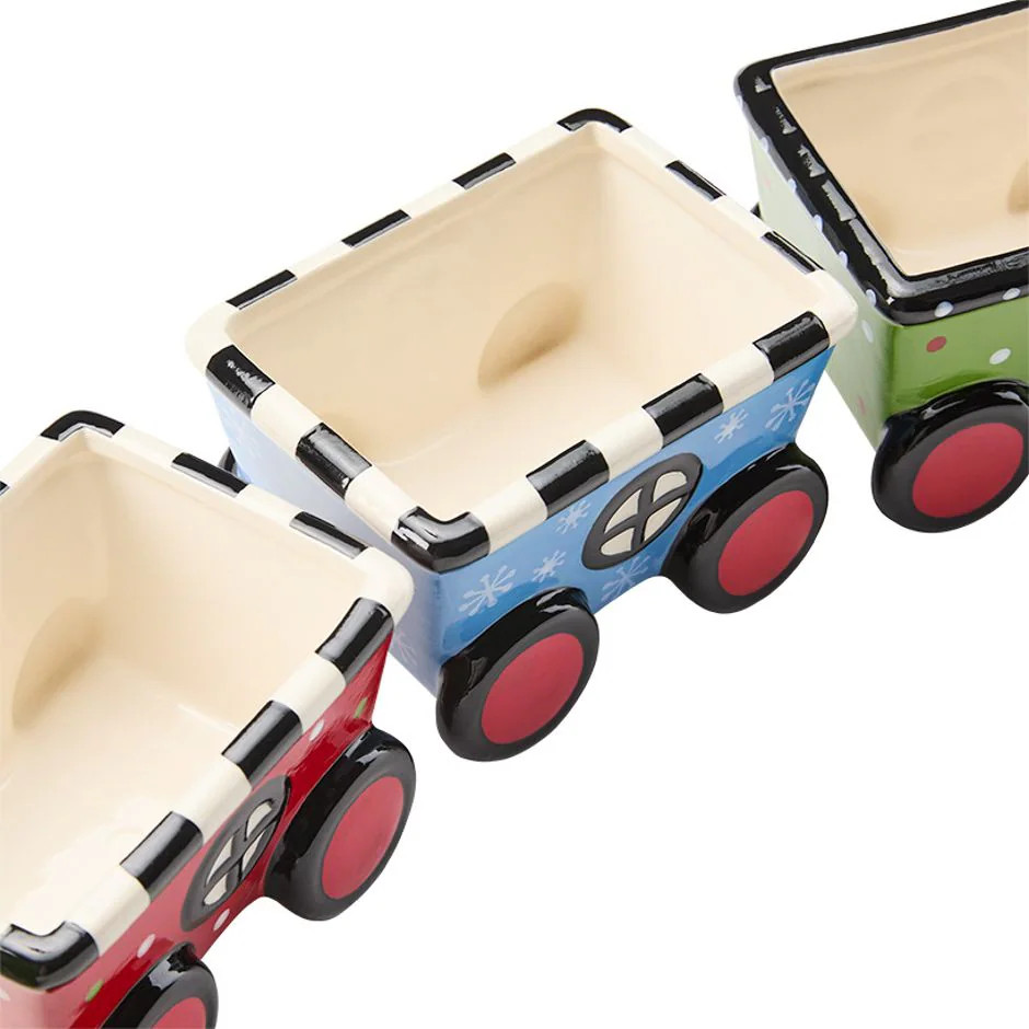 Christmas Holiday Train Candy/Snacks Serveware