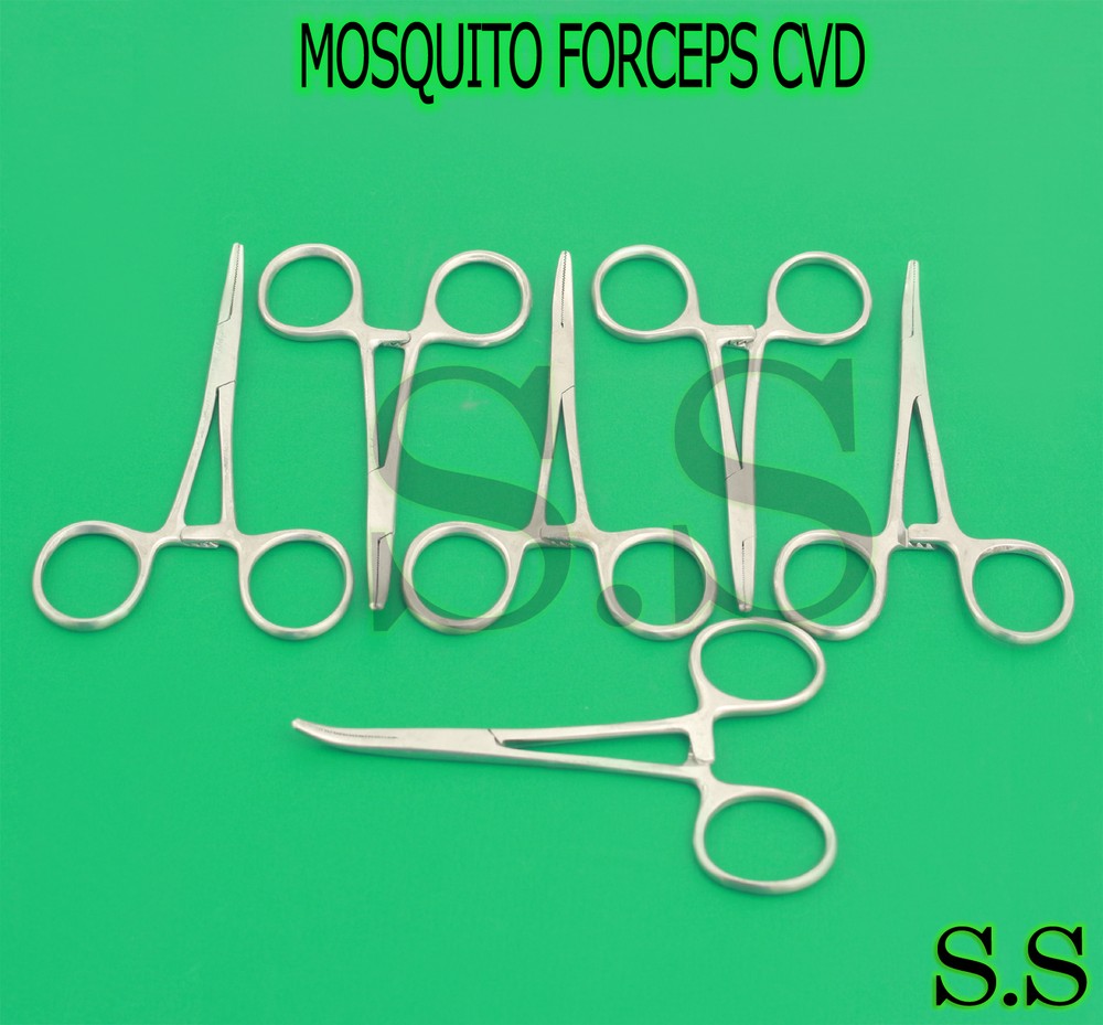 6 MOSQUITO HEMOSTAT LOCKING FORCEPS CVD 4" SURGICAL INSTRUMENTS