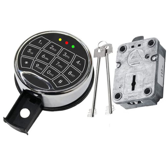 Ambition Electronic Safe Lock Replacement Left Hand Swingbolt Lock With 2 Keys
