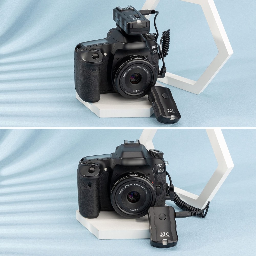 3-in-1 Wireless Flash Trigger & Shutter Remote Control with Two Receivers Kit...