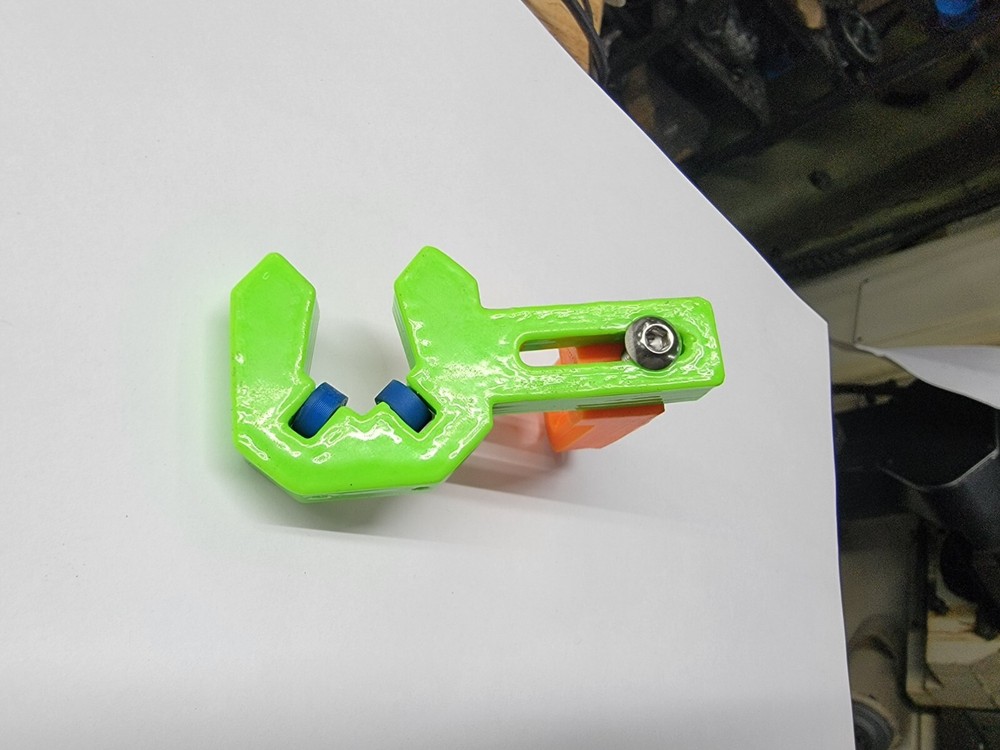 bowfishing arrow rest, 3d printed, ABS Plastic, roller guides