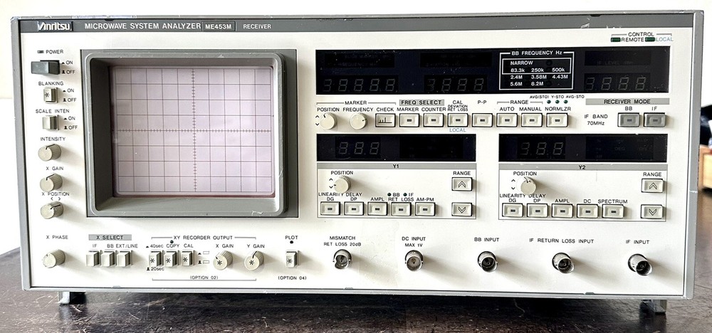 Anritsu ME453M Digital Microwave System Analyzer Receiver