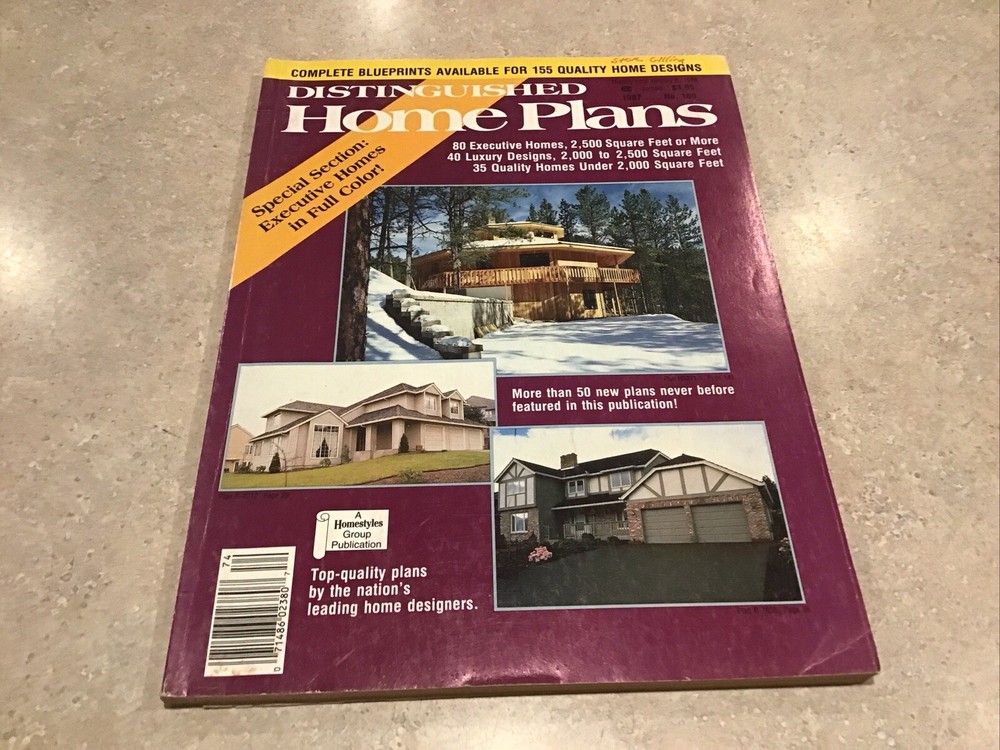 Distinguished Home Plans 1987 #169