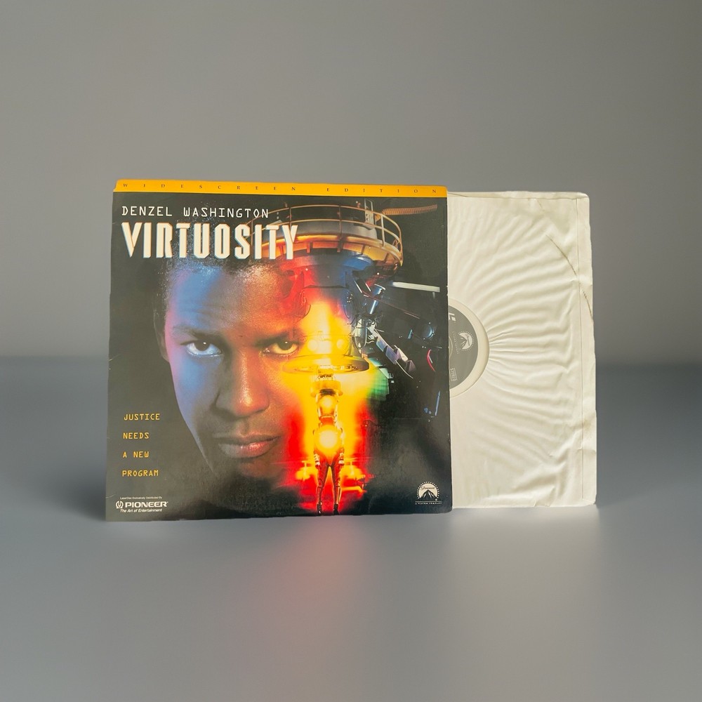 Virtuosity (Denzel Washington, 1995) Action Sci Fi Laserdisc LD, VGC