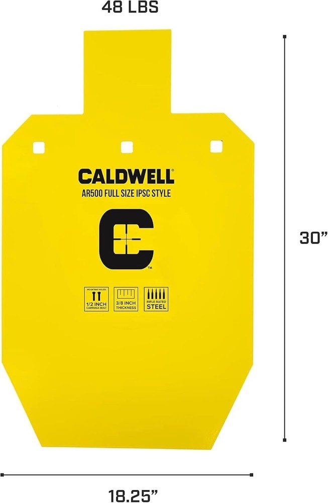 High Caliber Steel Shooting Plate