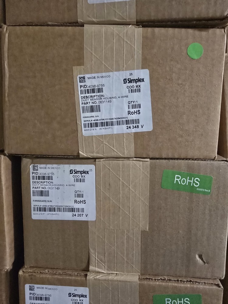 Simplex 4098-9756 Duct Detector - Same Day Shipping (SEALED)