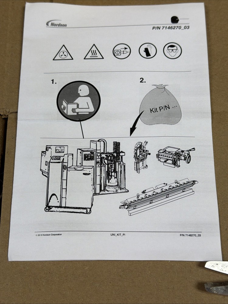Nordson 7126906 Bulk Melter Automatic Changeover Kit ACO VersaPail VersaDrum