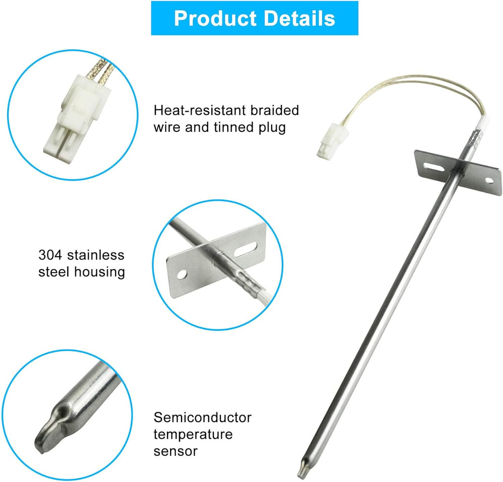 W10833885 / W10586204 For Whirlpool Replacement Range Oven Temperature Sensor