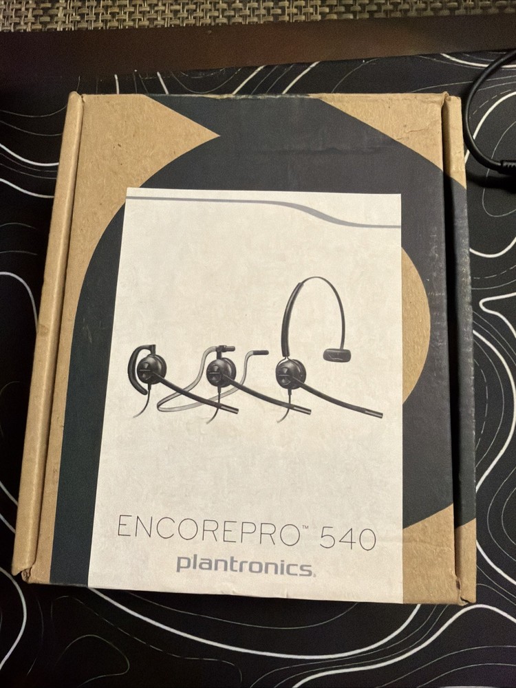 Plantronics - EncorePro HW540 Headset - Black