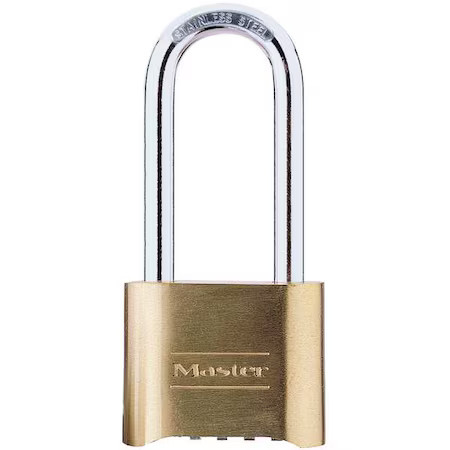 Master Lock 175Lhss Combination Padlock, Bottom, Brass