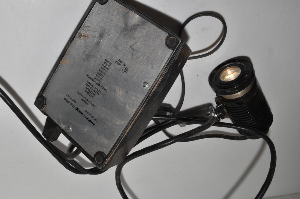 ^^ BAUSCH & LOMB CAT NO 31-35-28 MICROSCOPE LIGHT ILLUMINATOR (ABL138)