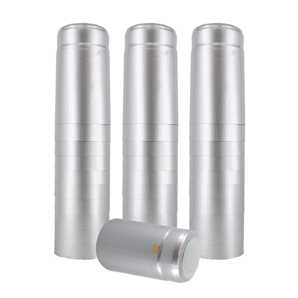 Home Brew Ohio Silver PVC Shrink Capsules 100 count