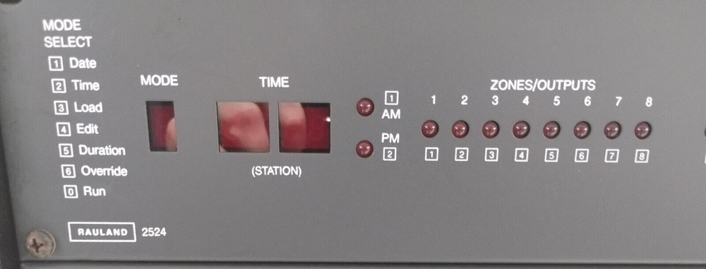 Rauland 2524 Master Clock Intercom Control System 6 MONTH WARRANTY!