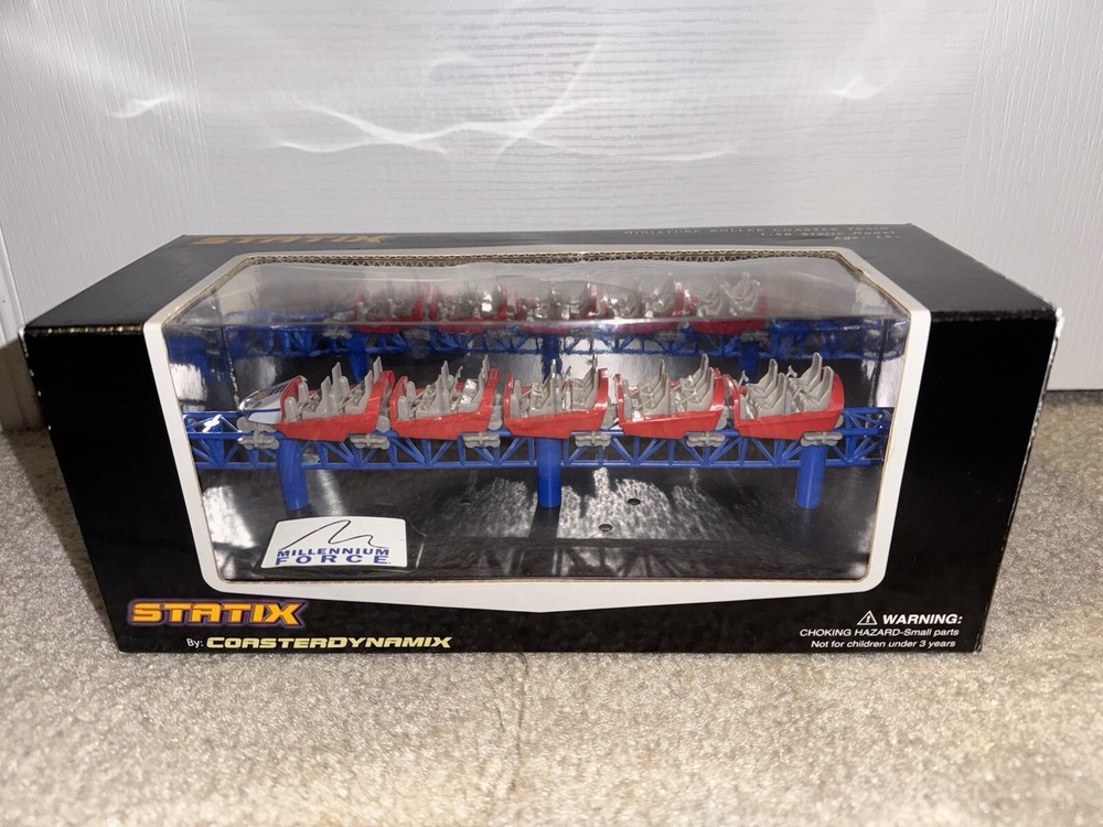 Coasterdynamix Statix Millenium Force model Roller Coaster 1:48 Scale Train