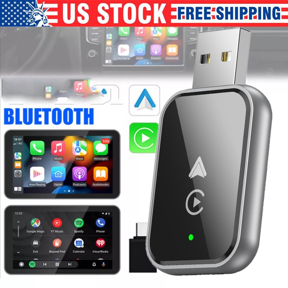 Upgrade Wireless CarPlay Adapter USB for iOS 10 /Android 11 2025