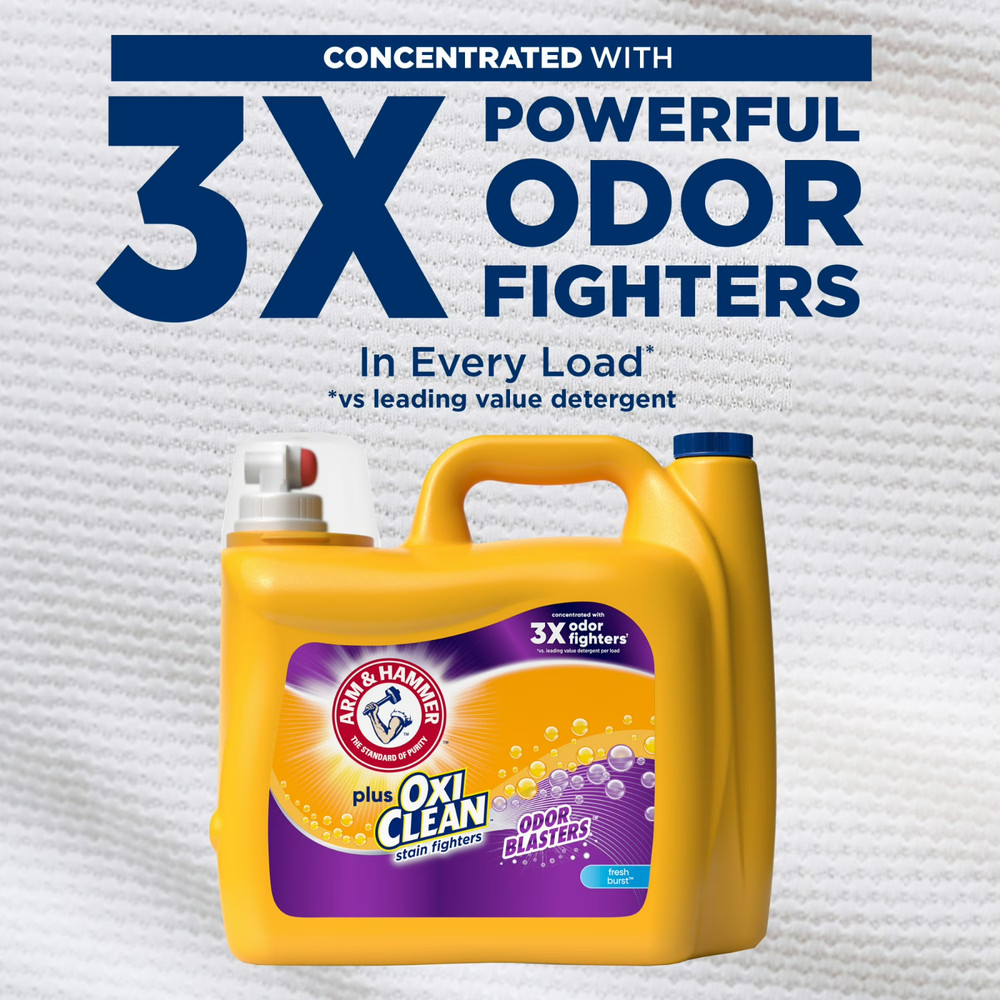 OxiClean Odor Blasters Fresh Burst, Liquid Laundry Detergent