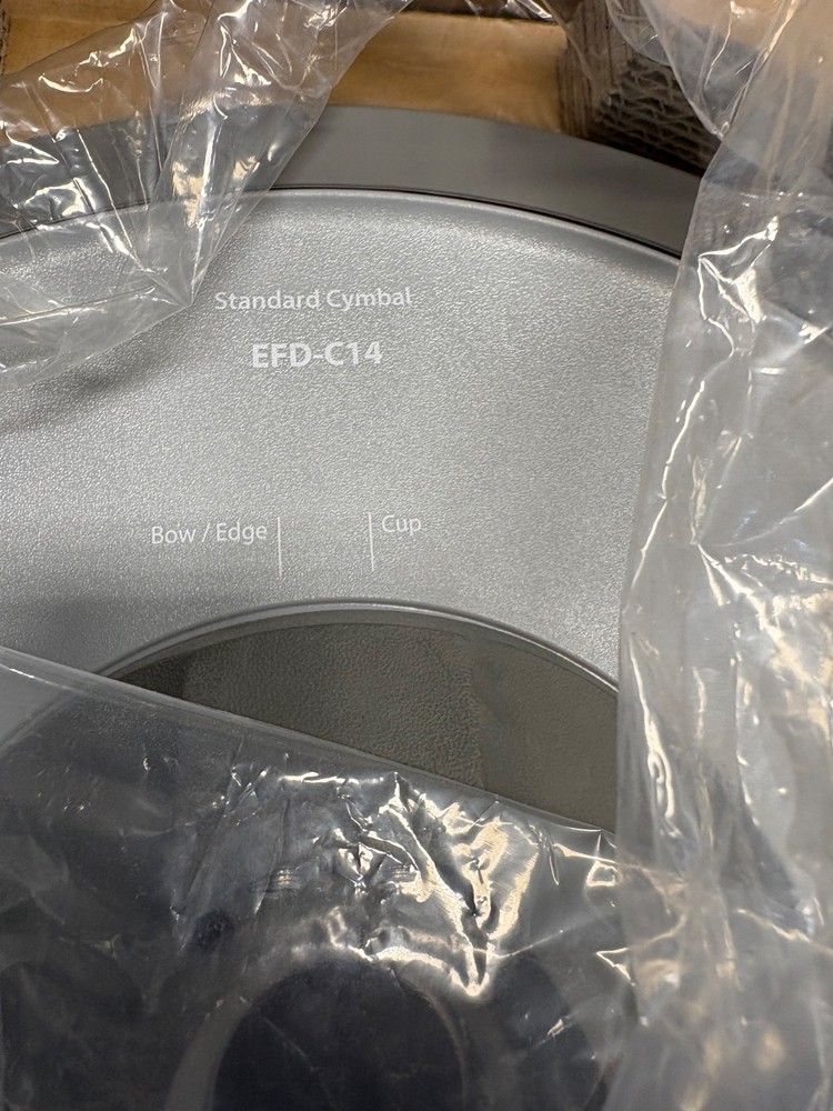 efnote 14" standard electric drum cymbal EFD-C14, warm grey