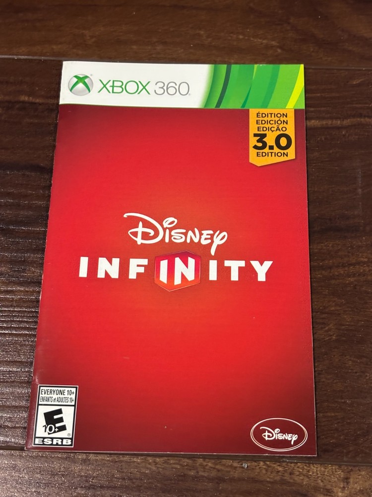 Infinity Disney 3.0 XBOX 360 Instruction Manual Only