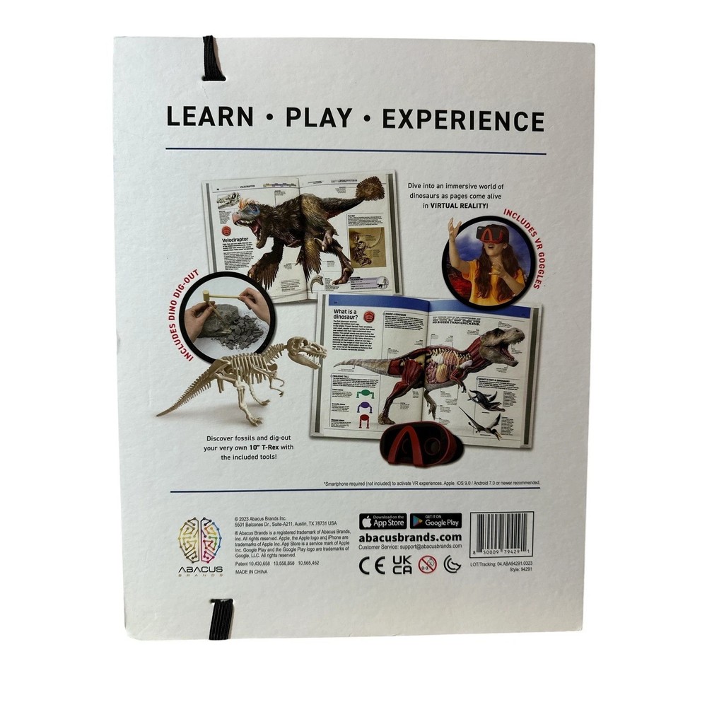 Abacus Brand Virtual Reality Dinosaurs Kit Kids