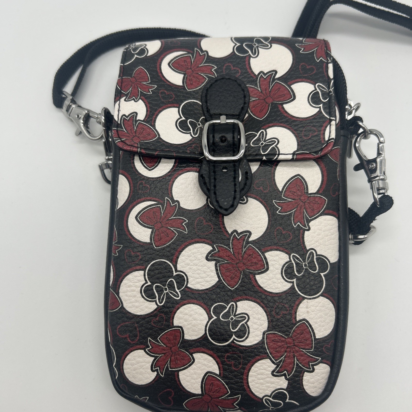 Disney D-Tech Wristlet Clutch Wallet Card Phone Case ID Holder Zip Bag Minnie