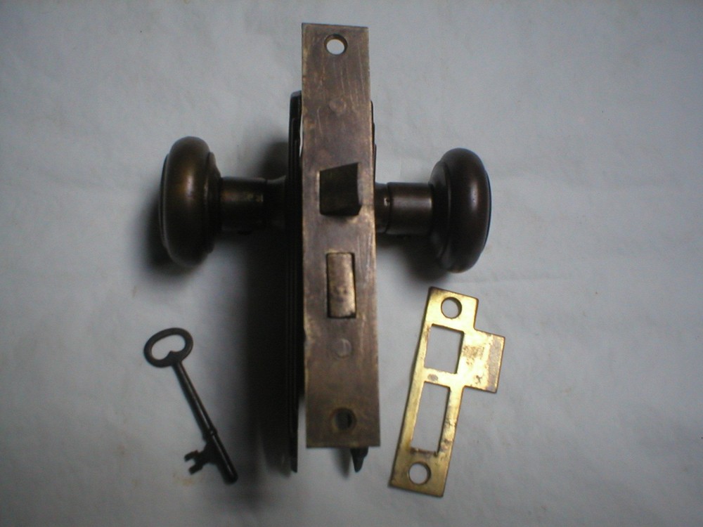 Antique Art Deco Door Hardware Set
