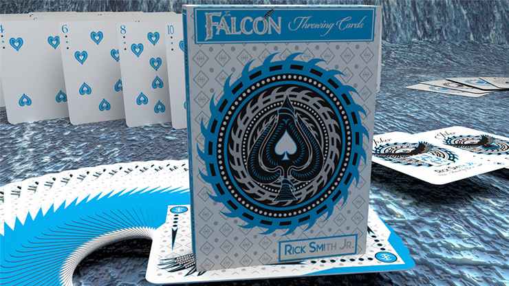 Ice Falcon Throwing Cards by Rick Smith Jr. and De'vo - Magic