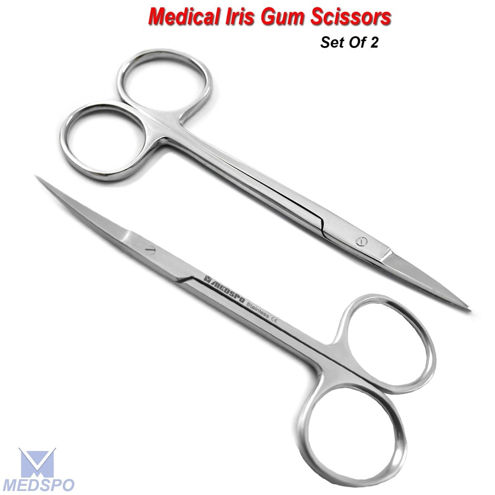 Surgical Iris Scissors Dental Veterinary Surgery Trimming & Cutting Sutures Tool