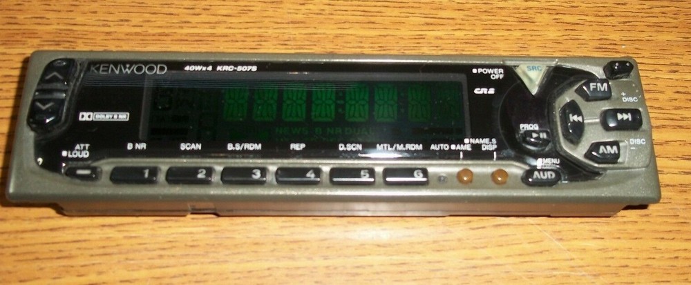 Kenwood KRC-507s Replacement Detatchable Faceplate Untested with case