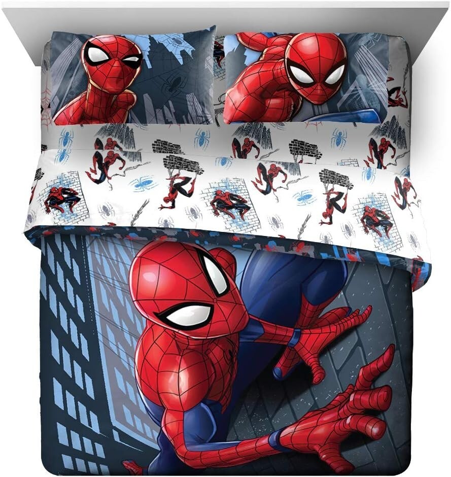 boys spiderman comforter