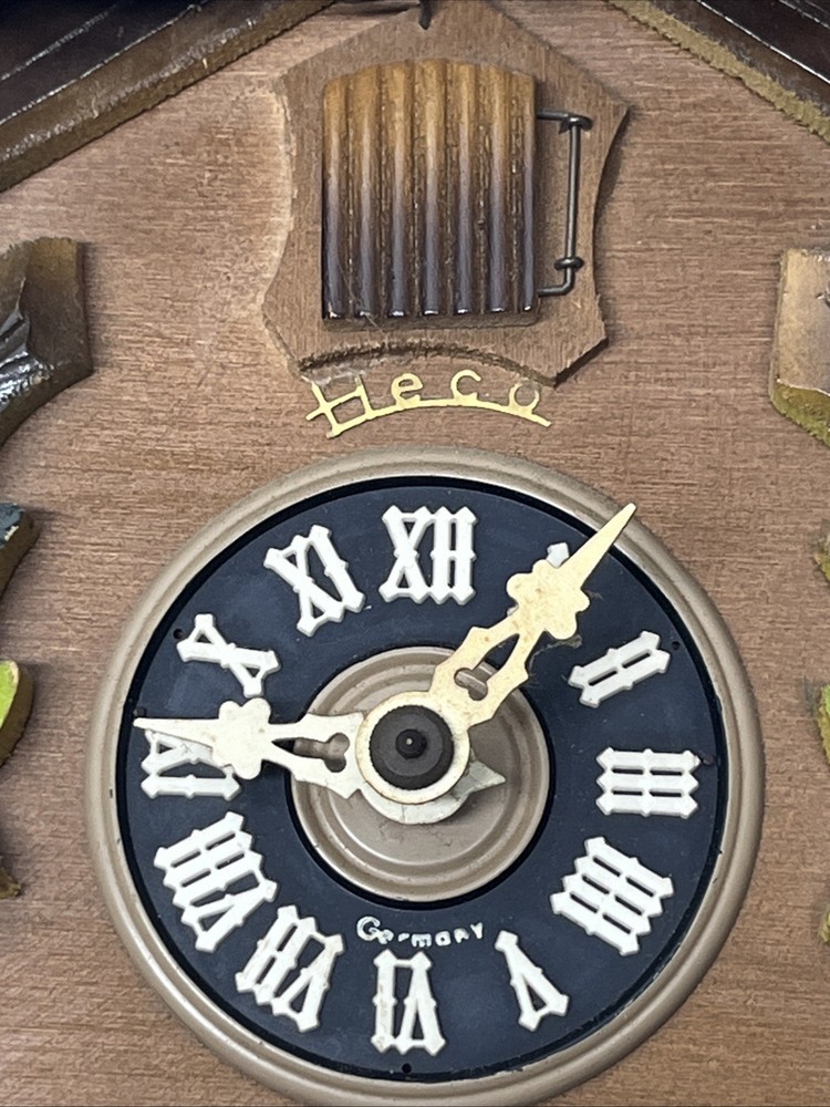 Vintage Hubert Herr Germany Cuckoo Clock Untested