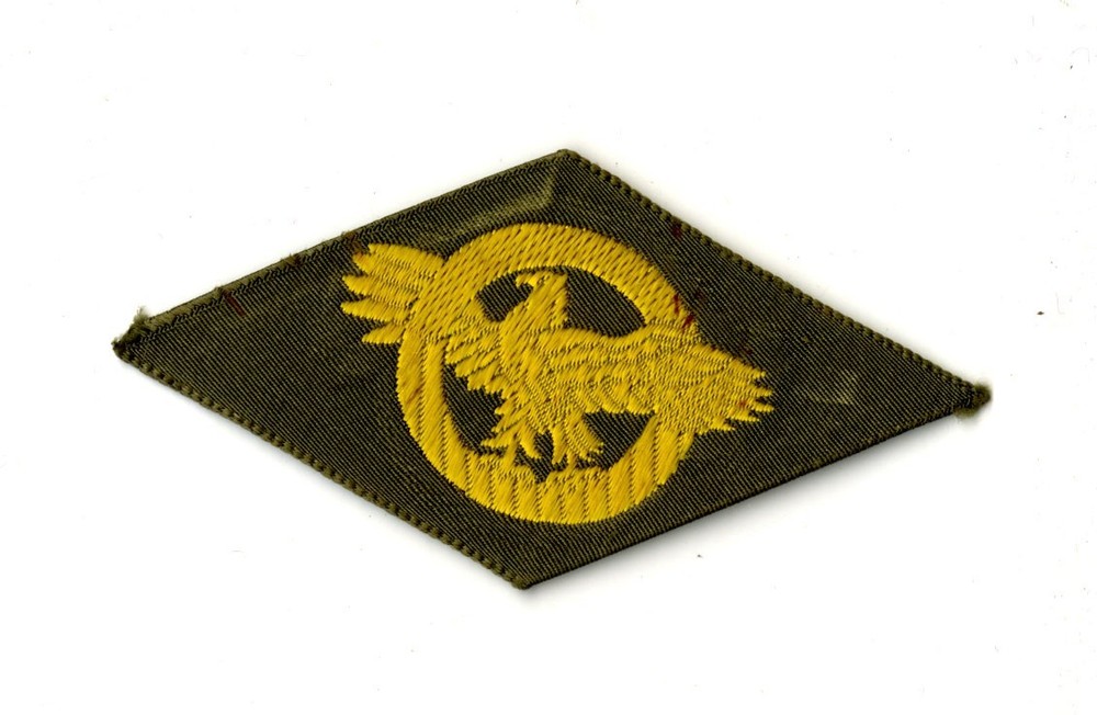 Honorable Discharge Eagle Patch embroidered on OD Satin Material