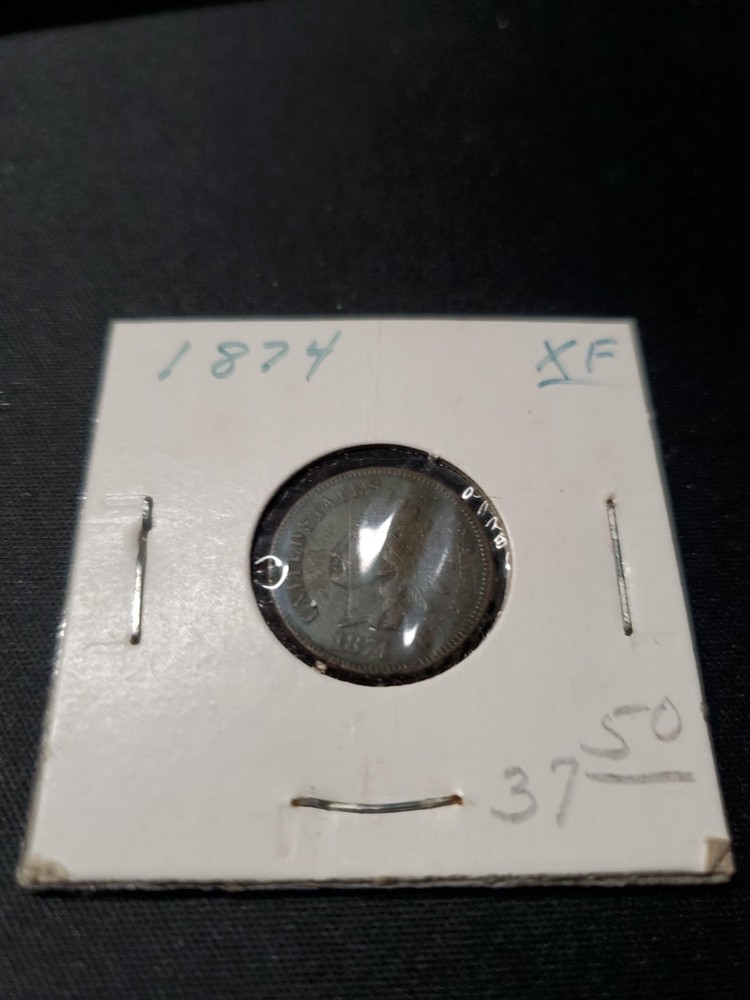 1874 Indian Head CentBronze Composite Penny EF