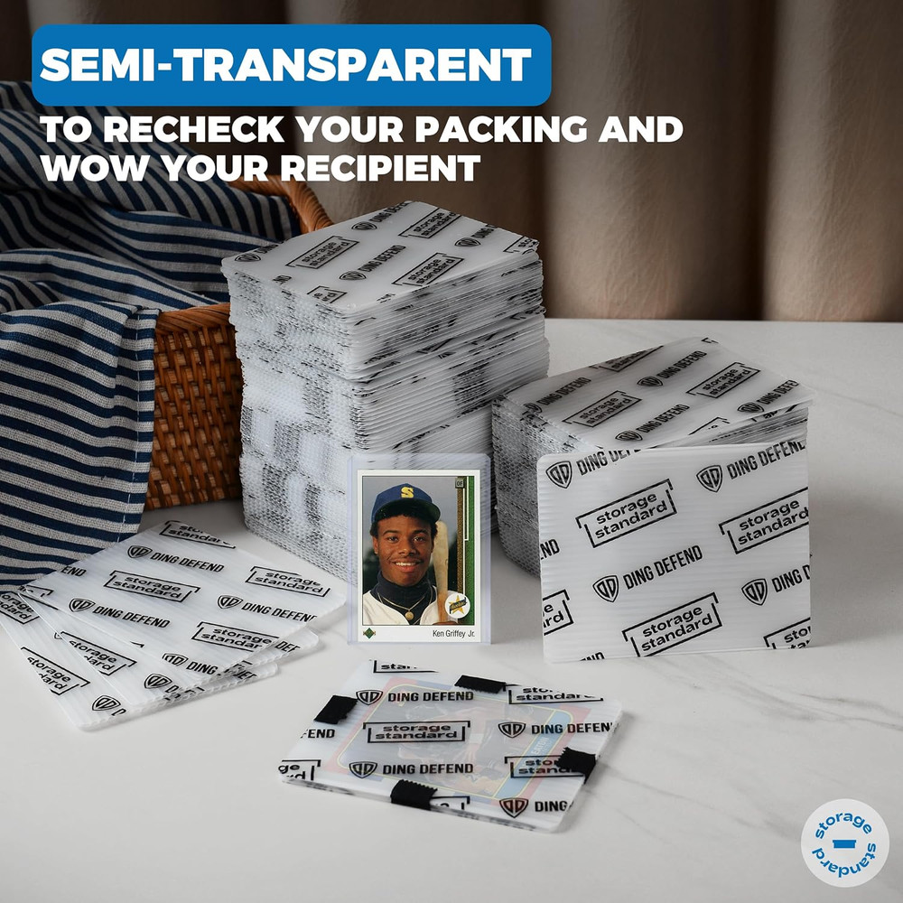 Premium Trading Card Protectors - Ultra Strong Plastic Inserts - 110 Pack